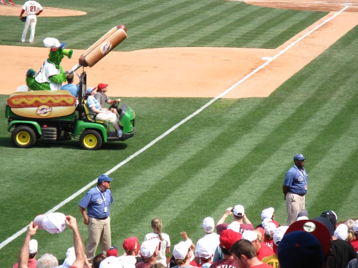 Hatfield Hot Dog Launch, Philadelphia Phillies vs. Chicago Cubs, View From Section 140, Citizens Bank Park, Philadelphia, Pennsylvania, June 12, 2011