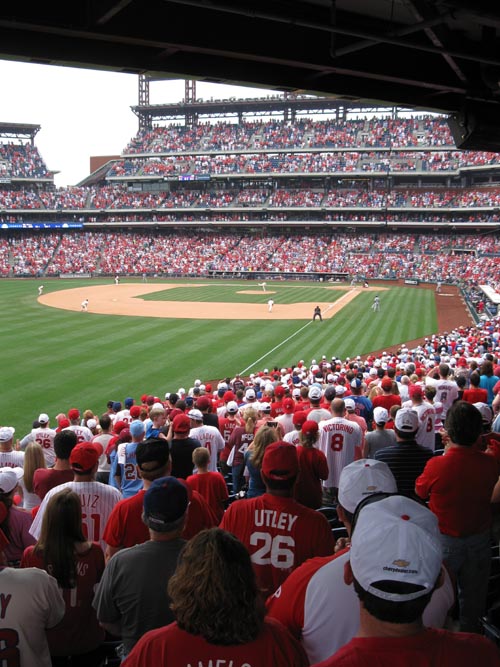 Philadelphia Phillies vs. Chicago Cubs, View From Section 140, Citizens Bank Park, Philadelphia, Pennsylvania, June 12, 2011