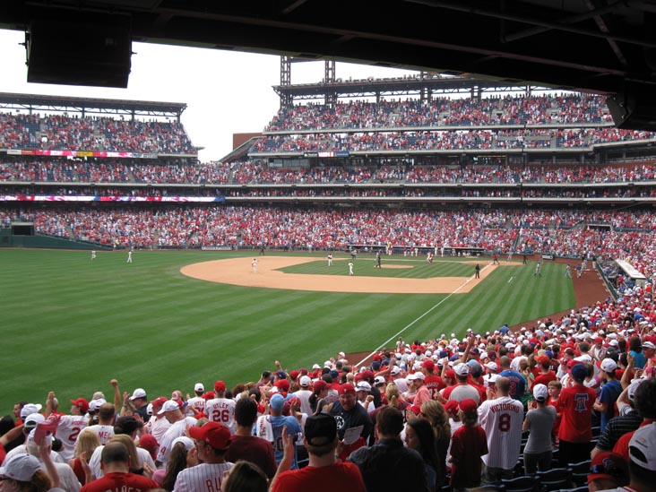 Philadelphia Phillies vs. Chicago Cubs, View From Section 140, Citizens Bank Park, Philadelphia, Pennsylvania, June 12, 2011