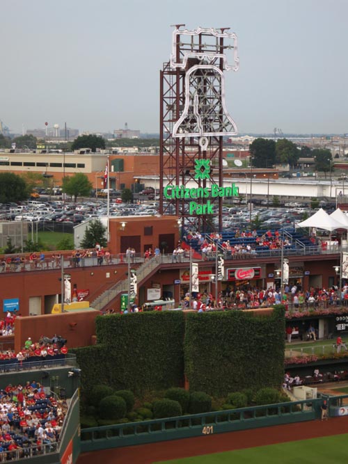 Batter's Eye, Philadelphia Phillies vs. Arizona Diamondbacks (Section 331), Citizens Bank Park, Philadelphia, Pennsylvania, August 3, 2012