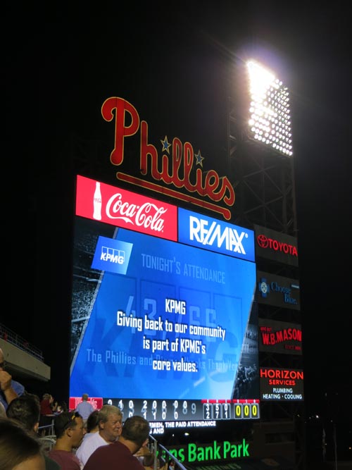 Philadelphia Phillies vs. Arizona Diamondbacks (Section 331), Citizens Bank Park, Philadelphia, Pennsylvania, August 3, 2012