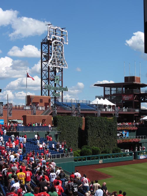 Batter's Eye, Philadelphia Phillies vs. Colorado Rockies (Section 331), Citizens Bank Park, Philadelphia, Pennsylvania, September 9, 2012