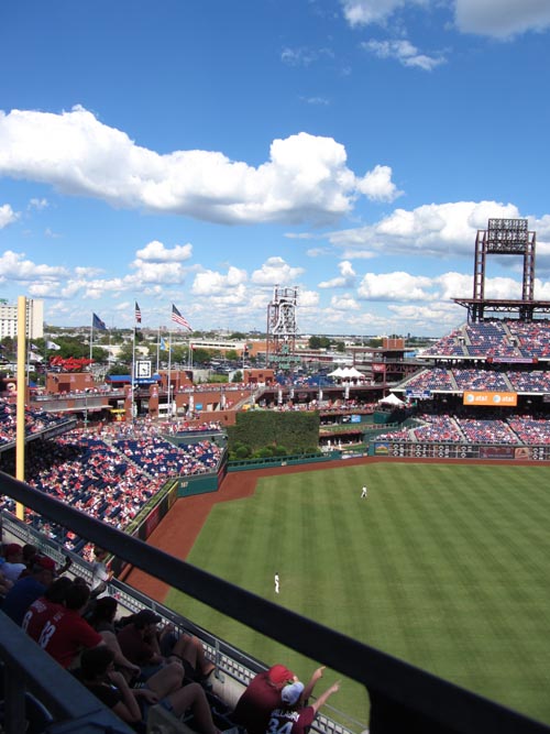 Batter's Eye, Philadelphia Phillies vs. Colorado Rockies (Section 331), Citizens Bank Park, Philadelphia, Pennsylvania, September 9, 2012