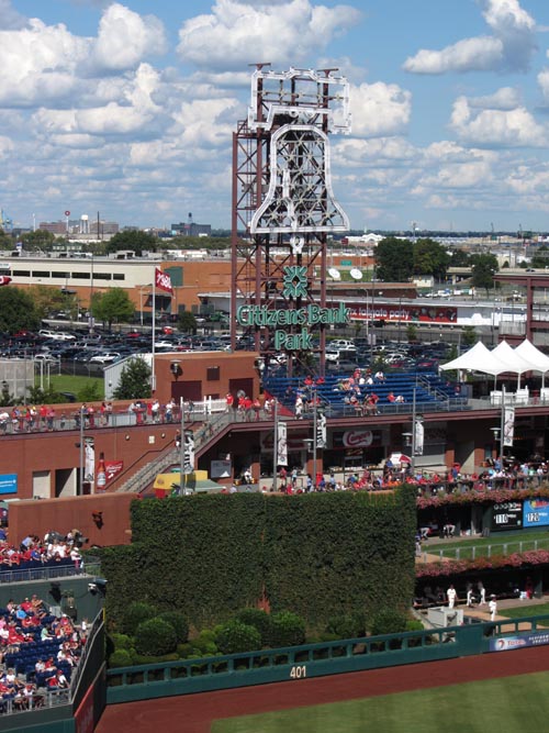 Batter's Eye, Philadelphia Phillies vs. Colorado Rockies (Section 331), Citizens Bank Park, Philadelphia, Pennsylvania, September 9, 2012