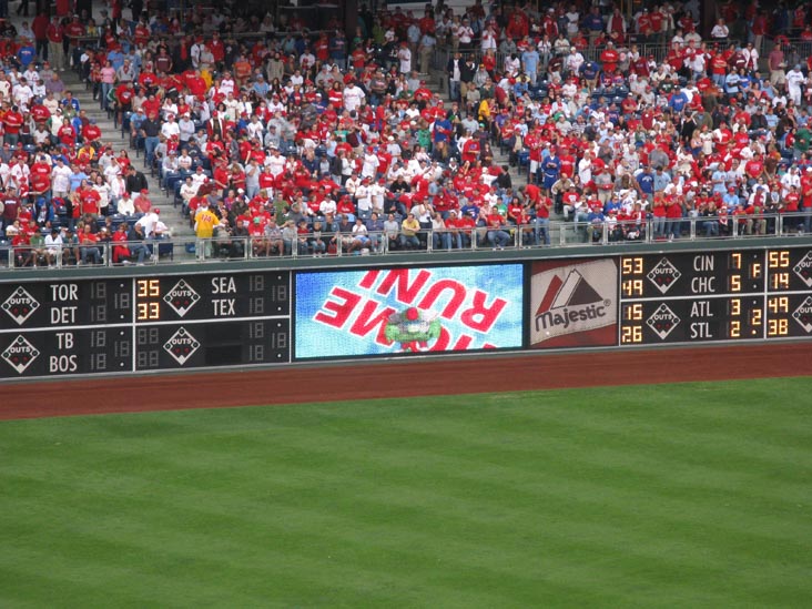 Phillies Home Run, Philadelphia Phillies vs. New York Mets, View From Section 331, Citizens Bank Park, Philadelphia, Pennsylvania, September 12, 2009