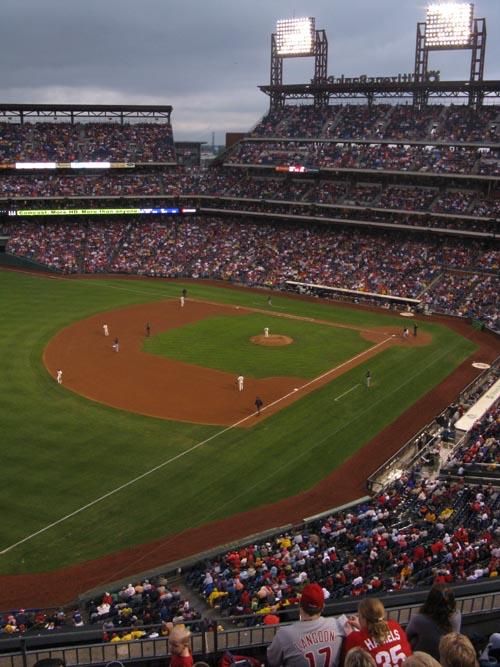 Philadelphia Phillies vs. New York Mets, View From Section 331, Citizens Bank Park, Philadelphia, Pennsylvania, September 12, 2009
