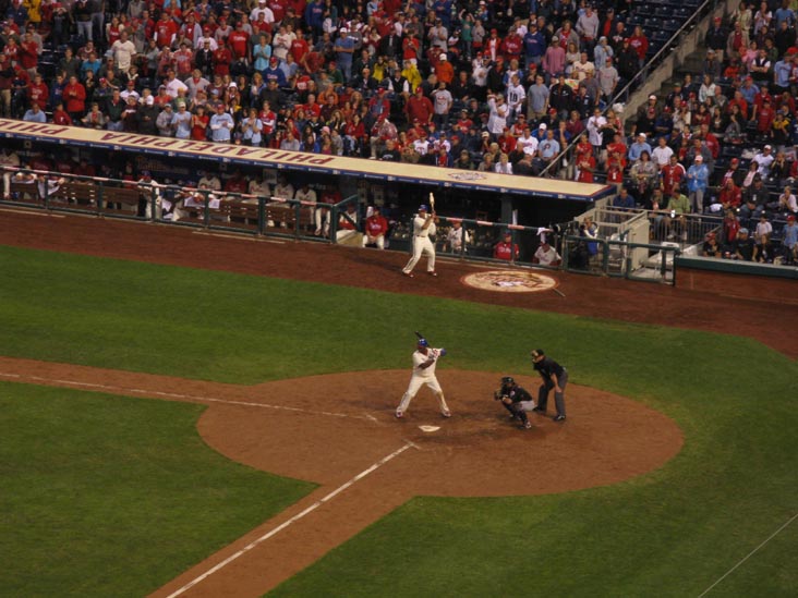 Ryan Howard At Bat, Philadelphia Phillies vs. New York Mets, View From Section 331, Citizens Bank Park, Philadelphia, Pennsylvania, September 12, 2009