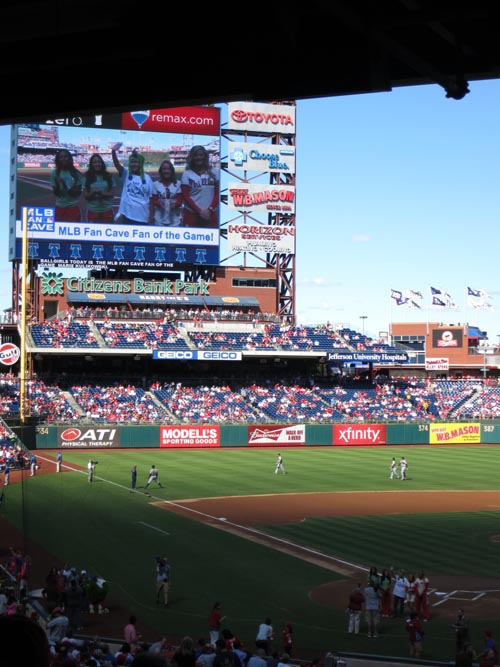 Philadelphia Phillies vs. Atlanta Braves, Citizens Bank Park, Philadelphia, Pennsylvania, September 23, 2012