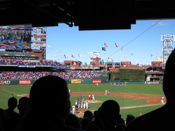 Philadelphia Phillies vs. Atlanta Braves, Citizens Bank Park, Philadelphia, Pennsylvania, September 23, 2012