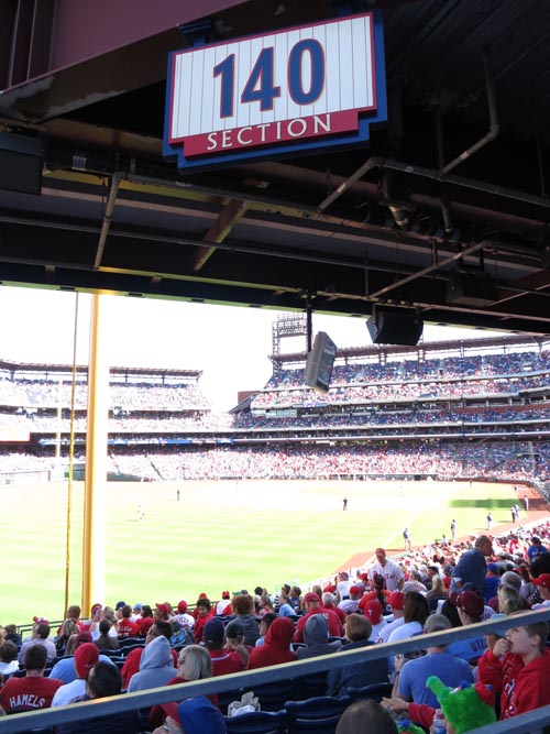 Philadelphia Phillies vs. Atlanta Braves (Section 140), Citizens Bank Park, Philadelphia, Pennsylvania, September 23, 2012
