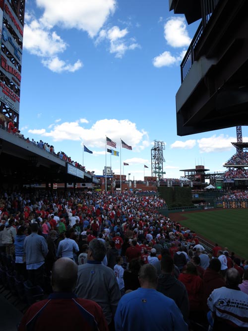 Philadelphia Phillies vs. Atlanta Braves (Section 140), Citizens Bank Park, Philadelphia, Pennsylvania, September 23, 2012
