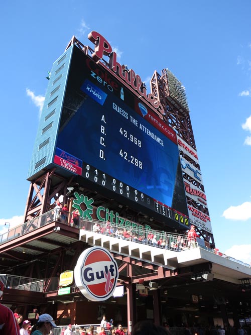 Philadelphia Phillies vs. Atlanta Braves, Citizens Bank Park, Philadelphia, Pennsylvania, September 23, 2012