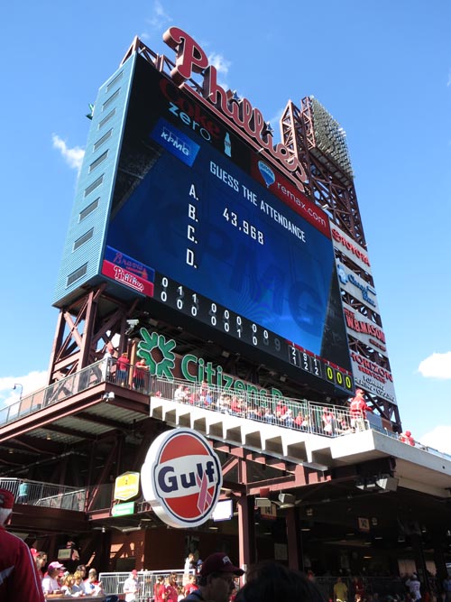 Philadelphia Phillies vs. Atlanta Braves, Citizens Bank Park, Philadelphia, Pennsylvania, September 23, 2012