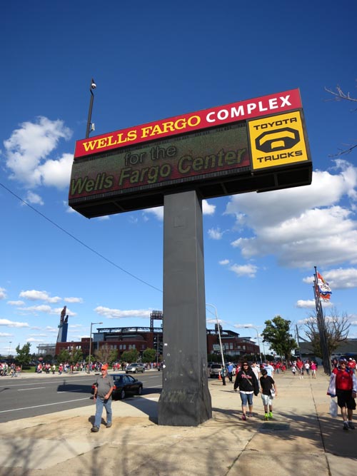 Wells Fargo Complex Sign, Philadelphia, Pennsylvania, September 23, 2012