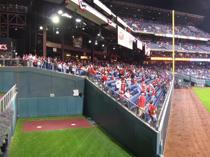 Bullpen, Philadelphia Phillies vs. New York Yankees, World Series Game 3, Citizens Bank Park, Philadelphia, Pennsylvania, October 31, 2009