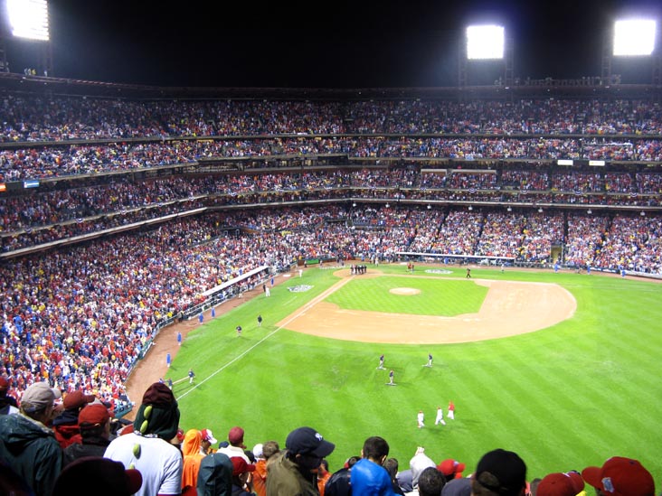 Pregame, View From Section 302, Philadelphia Phillies vs. New York Yankees, World Series Game 3, Citizens Bank Park, Philadelphia, Pennsylvania, October 31, 2009