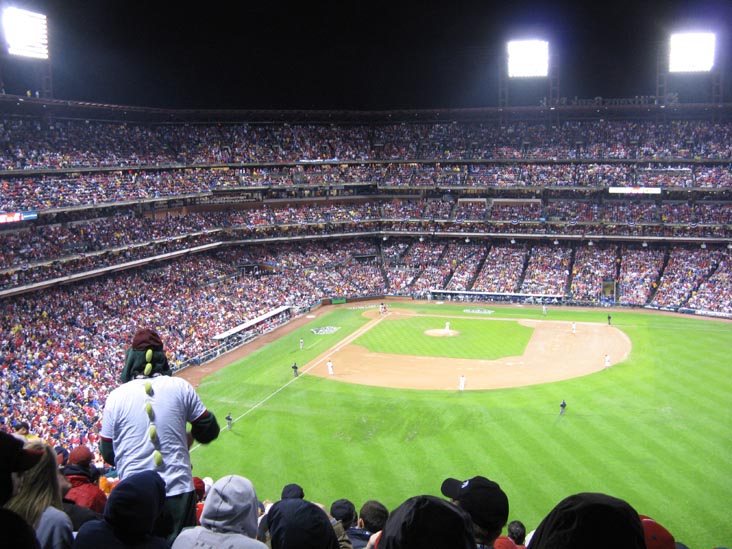 View From Section 302, Philadelphia Phillies vs. New York Yankees, World Series Game 3, Citizens Bank Park, Philadelphia, Pennsylvania, October 31, 2009