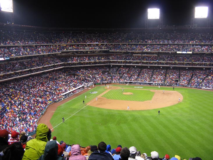 View From Section 302, Philadelphia Phillies vs. New York Yankees, World Series Game 3, Citizens Bank Park, Philadelphia, Pennsylvania, October 31, 2009