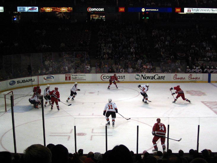 Philadelphia Phantoms vs. Albany River Rats, Wachovia Spectrum, Wachovia Complex, 3601 South Broad Street, South Philadelphia, November 24, 2006