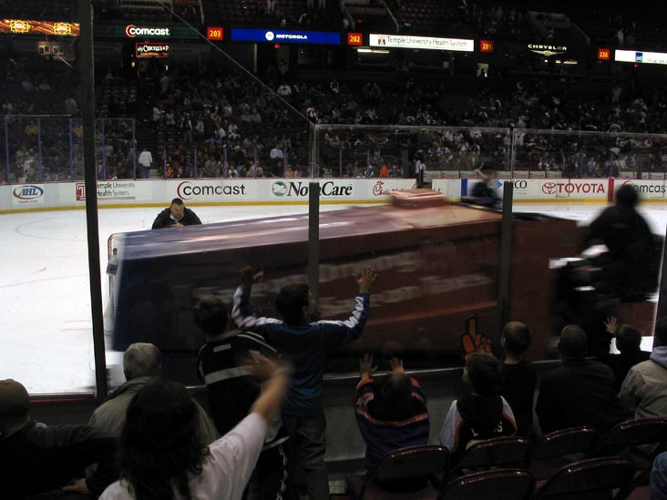 Zamboni, Philadelphia Phantoms vs. Albany River Rats, Wachovia Spectrum, Wachovia Complex, 3601 South Broad Street, South Philadelphia, November 24, 2006