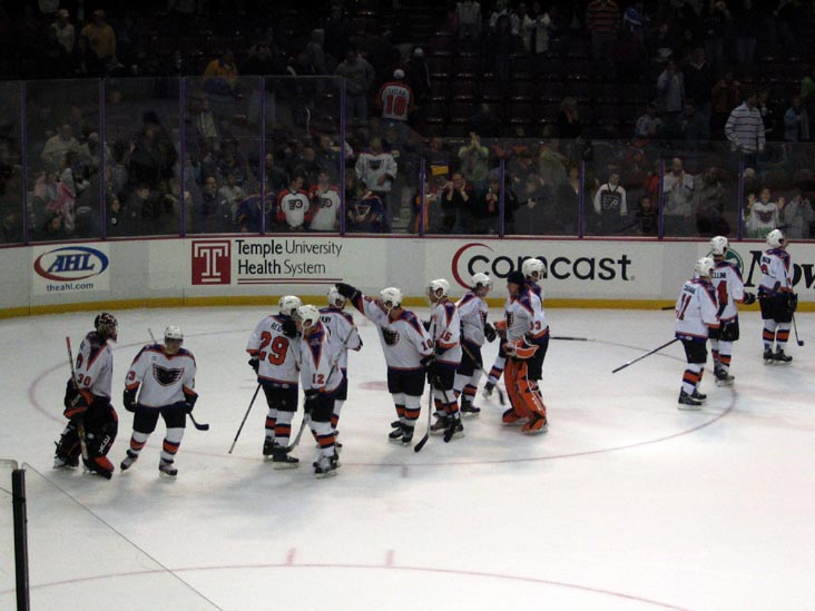 Phantoms Win, Philadelphia Phantoms vs. Albany River Rats, Wachovia Spectrum, Wachovia Complex, 3601 South Broad Street, South Philadelphia, November 24, 2006