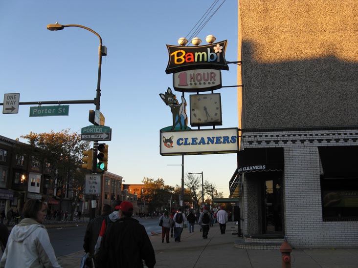 Broad Street At Porter Street After 2008 Phillies World Series Parade Rally, South Philadelphia, Philadelphia, Pennsylvania, October 31, 2008, 5:27 p.m.
