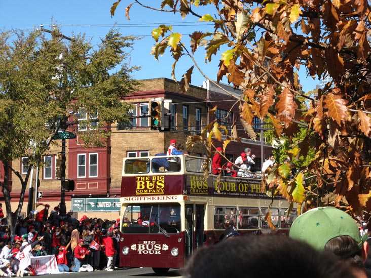 Broad Street Near Bainbridge Street, 2008 Phillies World Series Parade, South Philadelphia, Philadelphia, Pennsylvania, October 31, 2008, 12:56 p.m.