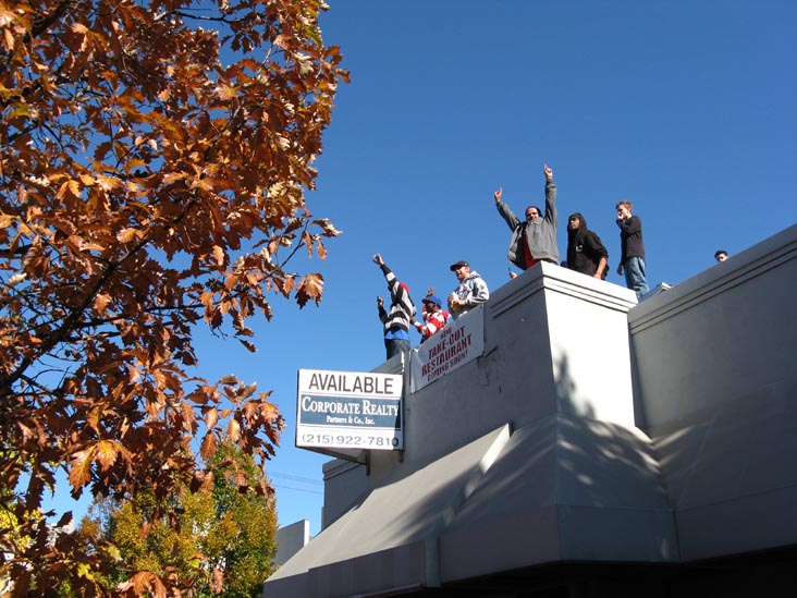 Broad Street Near Bainbridge Street, 2008 Phillies World Series Parade, South Philadelphia, Philadelphia, Pennsylvania, October 31, 2008, 12:57 p.m.