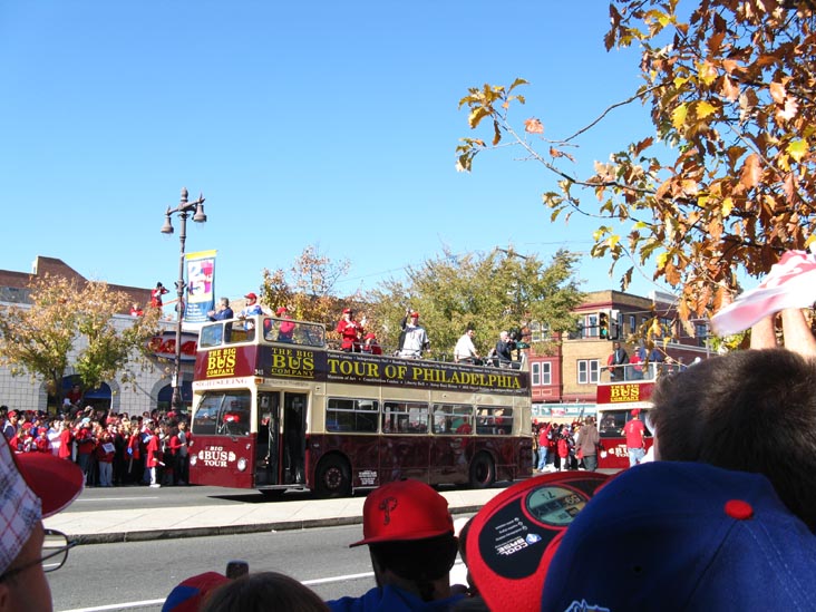 Broad Street Near Bainbridge Street, 2008 Phillies World Series Parade, South Philadelphia, Philadelphia, Pennsylvania, October 31, 2008, 12:57 p.m.
