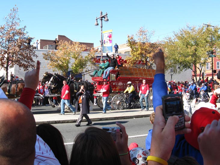 Pat Burrell, Broad Street Near Bainbridge Street, 2008 Phillies World Series Parade, South Philadelphia, Philadelphia, Pennsylvania, October 31, 2008, 12:59 p.m.