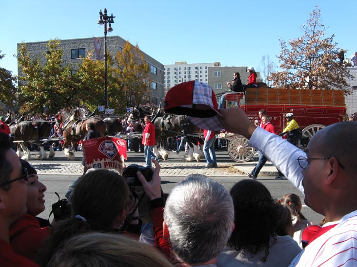 Pat Burrell, Broad Street Near Bainbridge Street, 2008 Phillies World Series Parade, South Philadelphia, Philadelphia, Pennsylvania, October 31, 2008, 1:00 p.m.