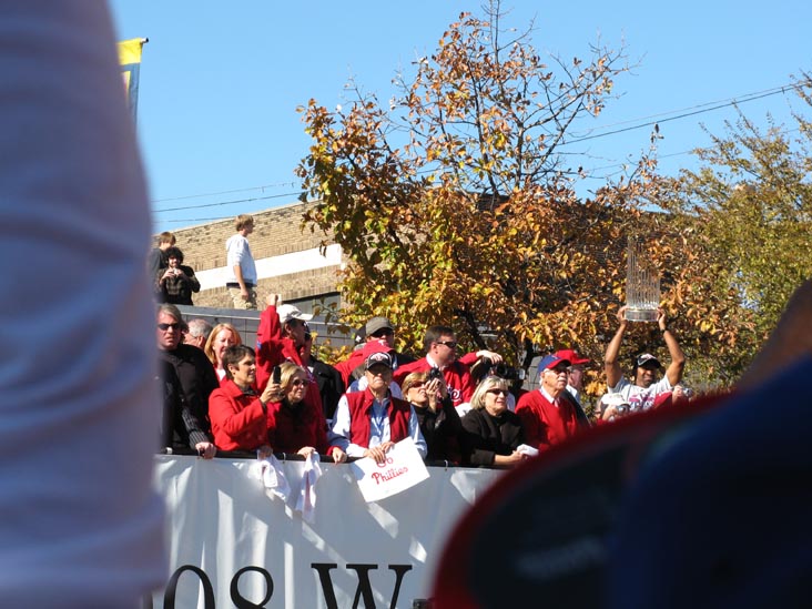 Broad Street Near Bainbridge Street, 2008 Phillies World Series Parade, South Philadelphia, Philadelphia, Pennsylvania, October 31, 2008, 1:02 p.m.