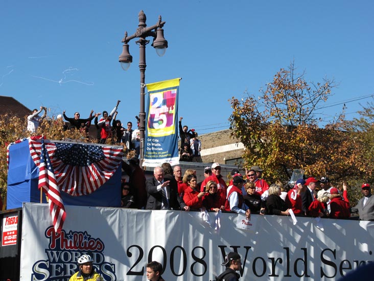 Charlie Manuel Float, Broad Street Near Bainbridge Street, 2008 Phillies World Series Parade, South Philadelphia, Philadelphia, Pennsylvania, October 31, 2008, 1:02 p.m.