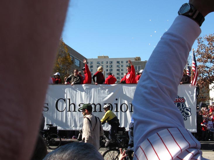 Joe Blanton Float, Broad Street Near Bainbridge Street, 2008 Phillies World Series Parade, South Philadelphia, Philadelphia, Pennsylvania, October 31, 2008, 1:04 p.m.