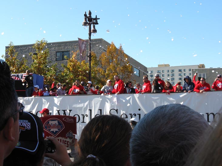 Broad Street Near Bainbridge Street, 2008 Phillies World Series Parade, South Philadelphia, Philadelphia, Pennsylvania, October 31, 2008, 1:05 p.m.