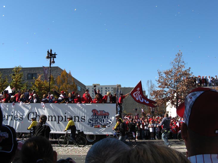 Broad Street Near Bainbridge Street, 2008 Phillies World Series Parade, South Philadelphia, Philadelphia, Pennsylvania, October 31, 2008, 1:06 p.m.
