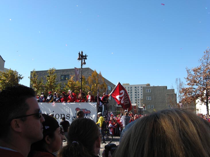 Broad Street Near Bainbridge Street, 2008 Phillies World Series Parade, South Philadelphia, Philadelphia, Pennsylvania, October 31, 2008, 1:06 p.m.