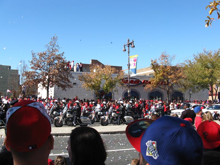 Broad Street Near Bainbridge Street, 2008 Phillies World Series Parade, South Philadelphia, Philadelphia, Pennsylvania, October 31, 2008, 1:09 p.m.