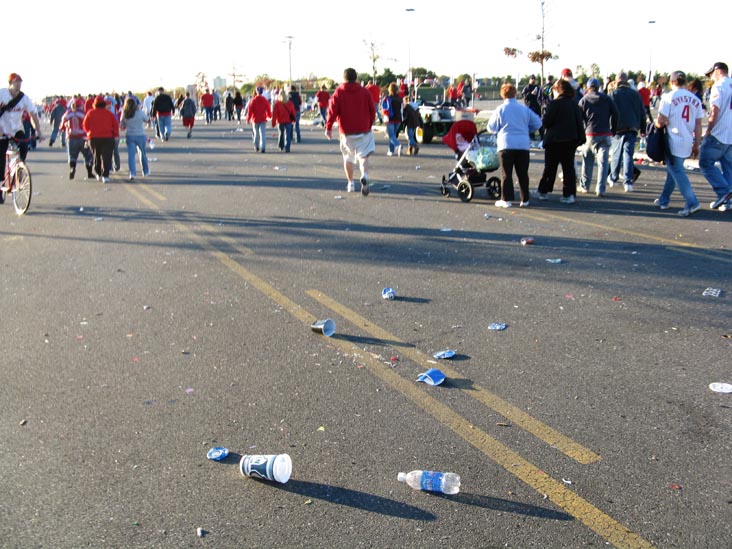 Outside Citizens Bank Park Following 2008 Phillies World Series Parade Rally, South Philadelphia, Philadelphia, Pennsylvania, October 31, 2008, 5:03 p.m.