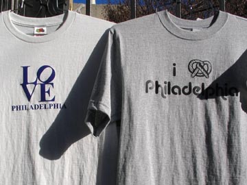 Souvenir T-Shirts, Old City, Philadelphia, Pennsylvania