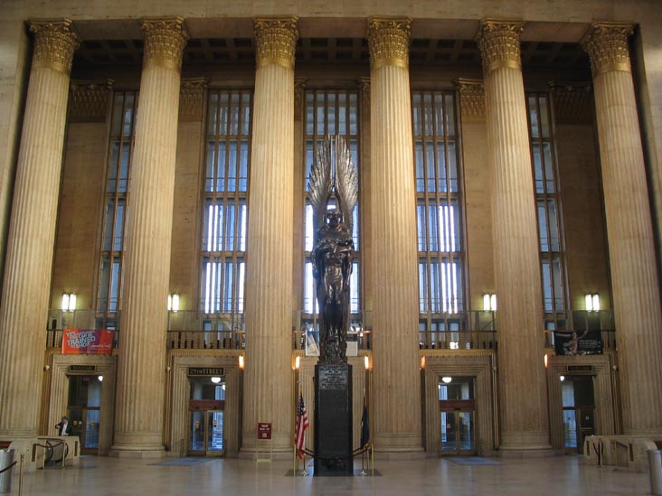 Pennsylvania Railroad War Memorial, 30th Street Station, Philadelphia, Pennsylvania