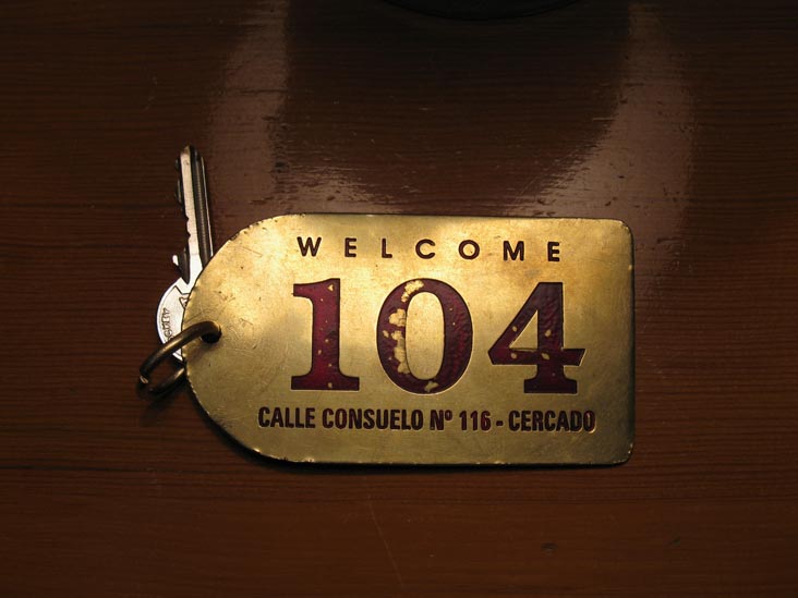 Room Key, Room 104, Hostal Casona Solar/Hotel Casona Solar, Calle Consuelo, 116, Arequipa, Peru