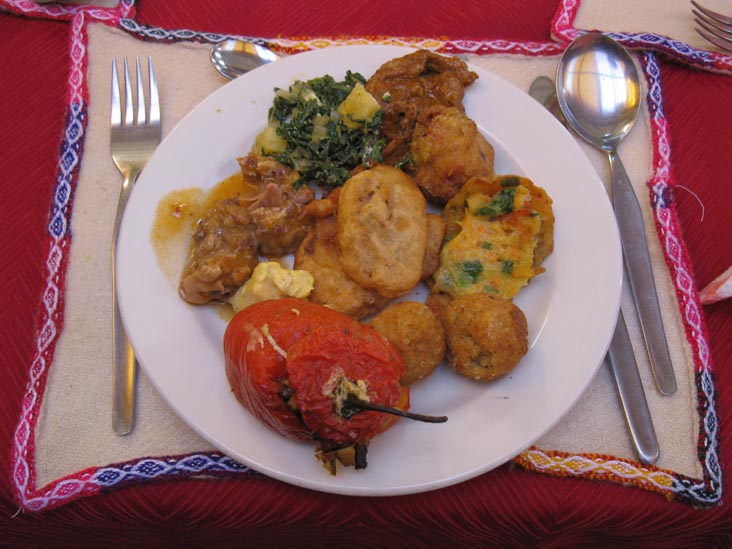 Buffet Lunch Plate, Los Portales de Chivay, Calle Arequipa, 603, Chivay, Caylloma, Arequipa Region, Peru