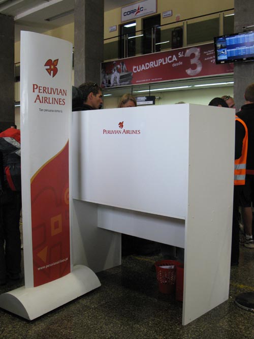 Peruvian Airlines Counter, Aeropuerto Internacional Alejandro Velasco Astete, Cusco, Peru