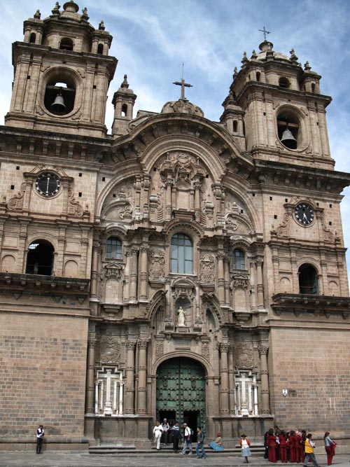 Iglesia de la Compañ�a de Jesús, Plaza de Armas, Cusco City Tour, Cusco, Peru, July 11, 2010