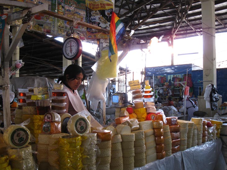 Cheese Stand, Mercado San Pedro, Cusco, Peru