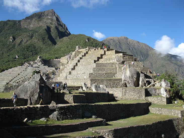 View From Central Plaza, Machu Picchu, Peru