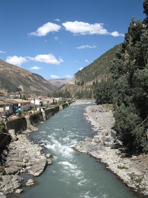 Paucartambo River From Puente Carlos III, Paucartambo, Cusco Region, Peru, July 15, 2010
