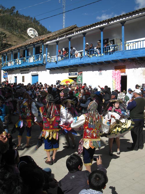 Contradanzas and Qoyachas, Fiesta Virgen del Carmen, Plaza de Armas, Paucartambo, Peru, July 15, 2010