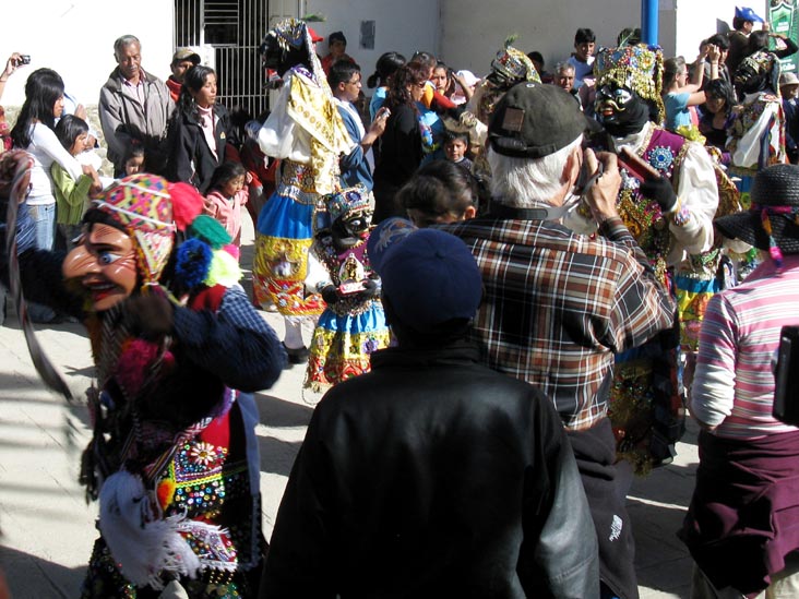 Negrillos, Fiesta Virgen del Carmen, Plaza de Armas, Paucartambo, Peru, July 15, 2010